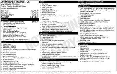 2024 Chevrolet Traverse LT