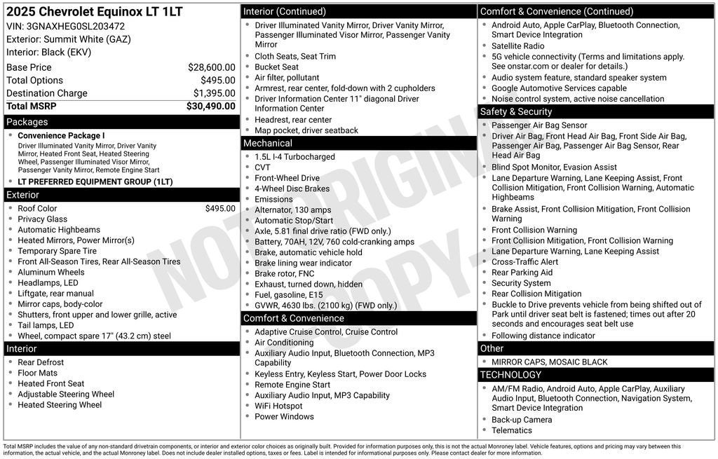2025 Chevrolet Equinox LT