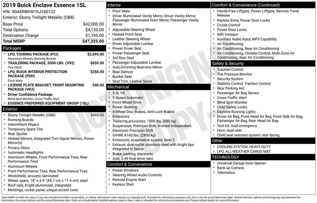 2019 Buick Enclave Essence