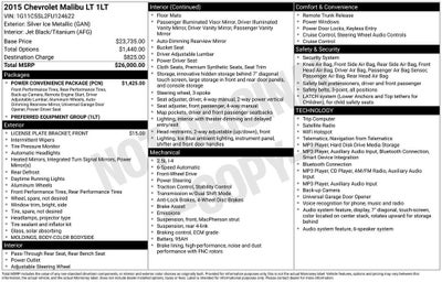 2015 Chevrolet Malibu LT