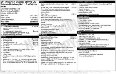 2015 Chevrolet Silverado 2500 HD LTZ