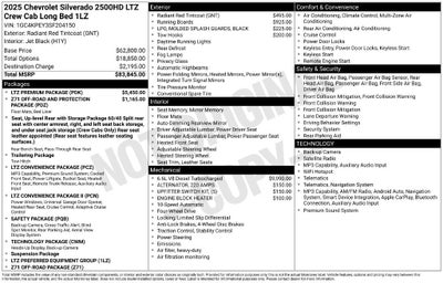 2025 Chevrolet Silverado 2500 HD LTZ