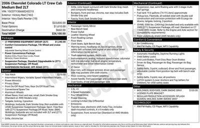 2006 Chevrolet Colorado LT w/2LT