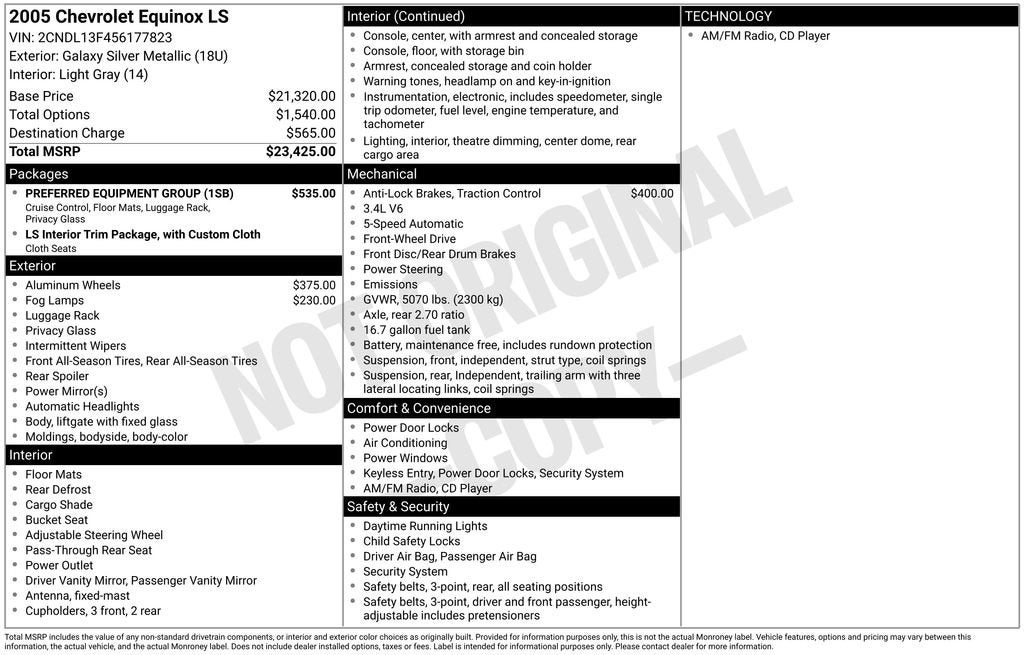 2005 Chevrolet Equinox LS
