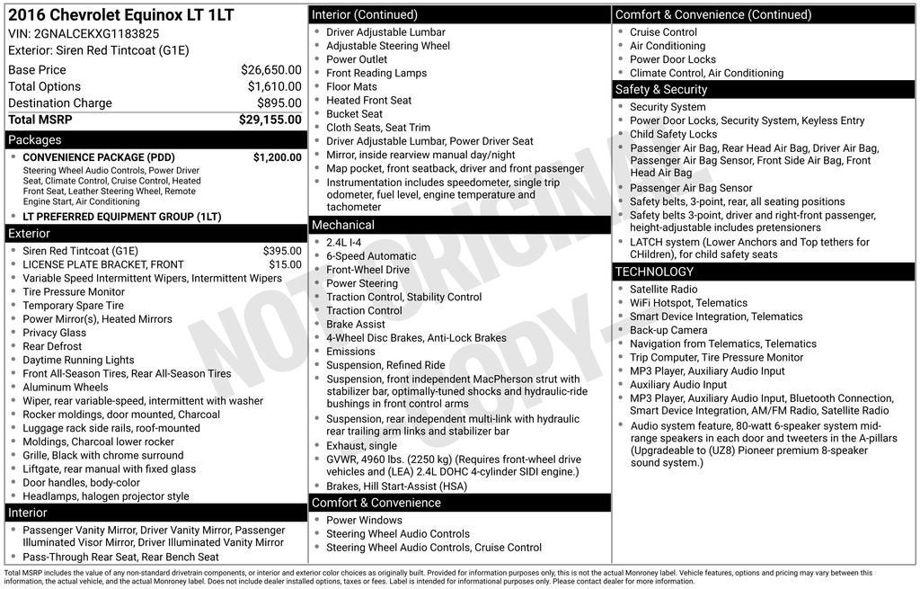2016 Chevrolet Equinox LT