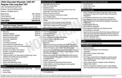 2026 Chevrolet Silverado 1500 WT