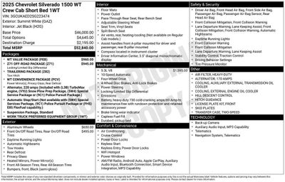 2025 Chevrolet Silverado 1500 WT