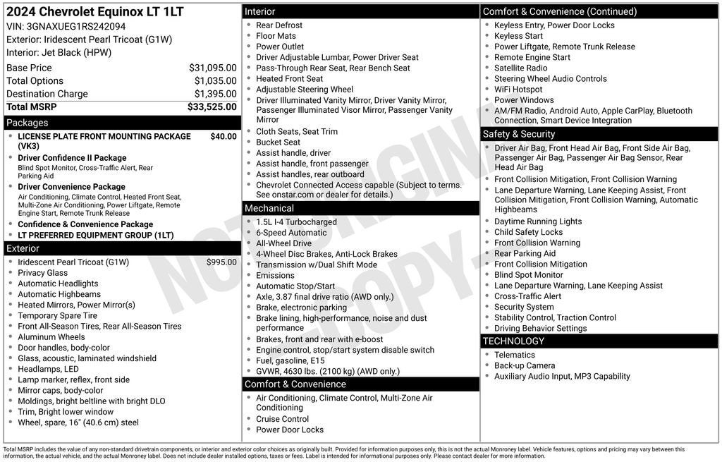 2024 Chevrolet Equinox LT