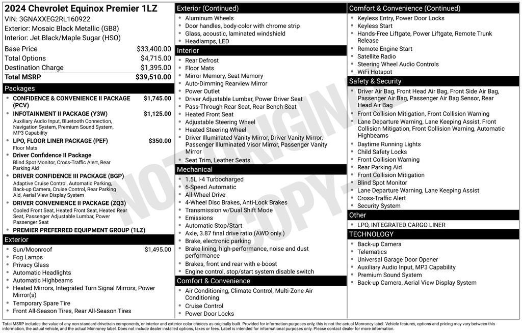 2024 Chevrolet Equinox Premier