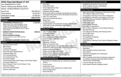 2026 Chevrolet Blazer 2LT