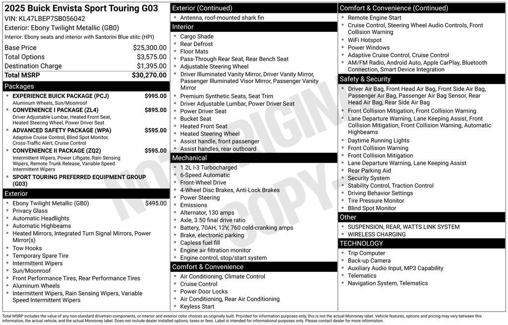2025 Buick Envista Sport Touring