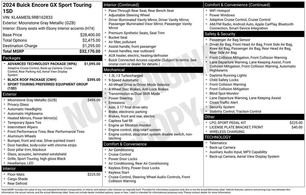 2024 Buick Encore GX Sport Touring