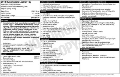 2013 Buick Encore Leather