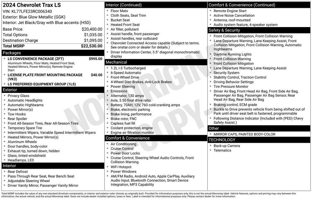 2024 Chevrolet Trax LS