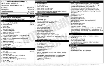 2022 Chevrolet Trailblazer LT