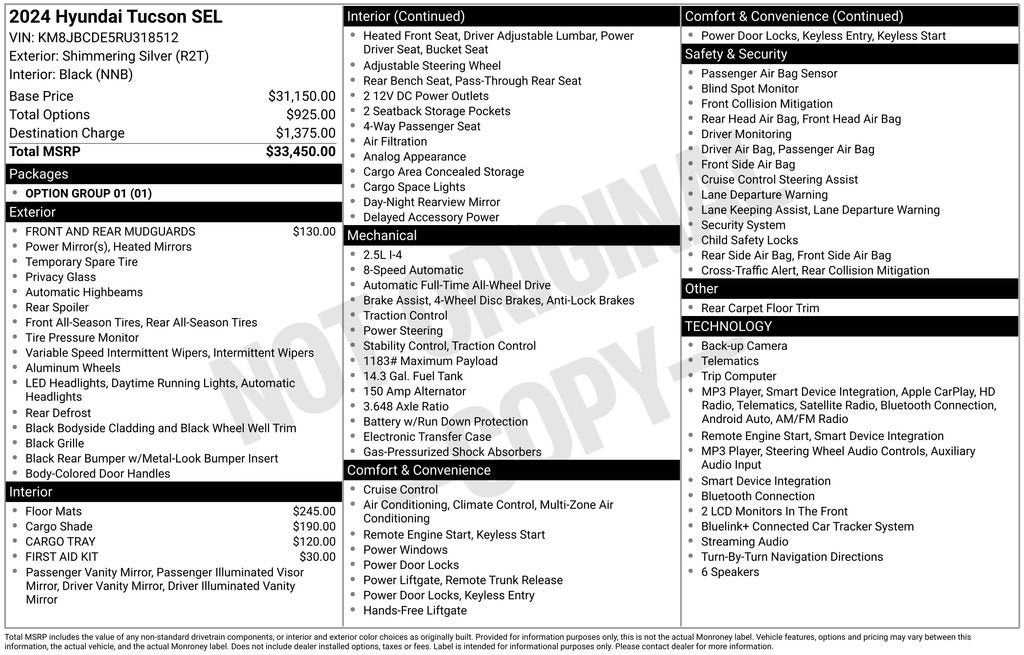 2024 Hyundai Tucson SEL